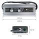 Блок питания для светодиодных лент BIOM Professional DC12 300W WBP-300 25А герметичный 10149 фото 2