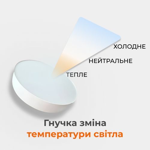 Світлодіодна люстра з пультом 50Вт, 38см, зміна температури світла, яскравості, кругла, чорна BIOM SML-R43-50/2 23841 фото