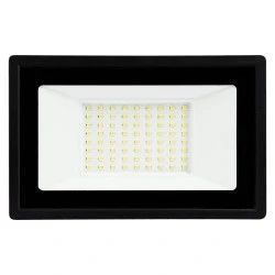 Світлодіодний прожектор AREAL 50W PR-50 6200K 220V IP65, вуличний, чорний, прямокутний, поворотний 22311 фото