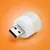 Світлодіодна USB-лампочка 1.5W 5V міні LED світильник для павербанка та ноутбука портативний ліхтарик-нічник холодне біле світло BU-15 фото