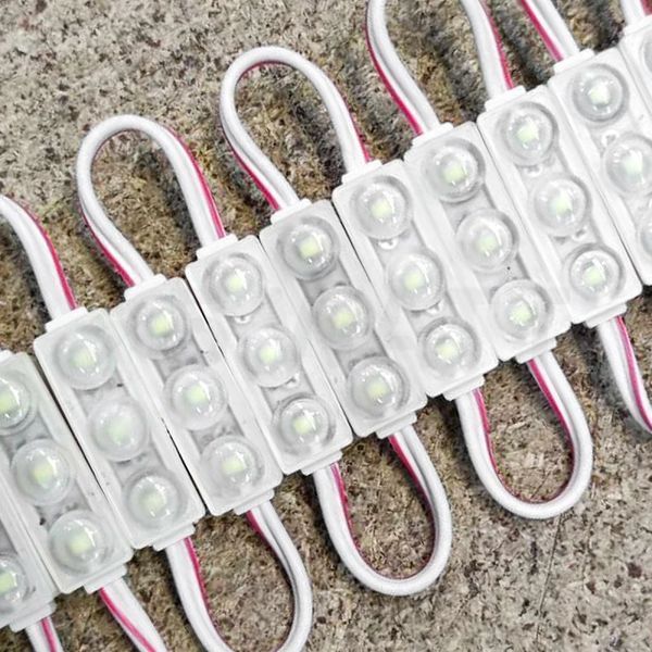 Світлодіодний модуль Biom на 3 діоди SMD2835 0,6 W 6500 K IP68 XG18 87043 фото