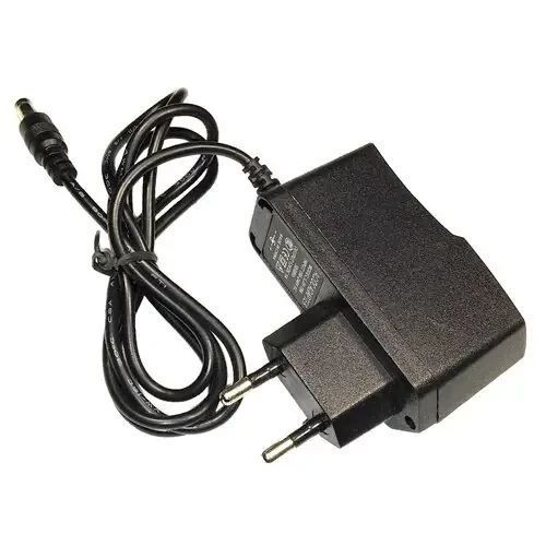 Блок живлення OEM PL-12W 1А DC12, для світлодіодних стрічок, адаптер, компактний, розетка, чорний, mini jack 183 фото