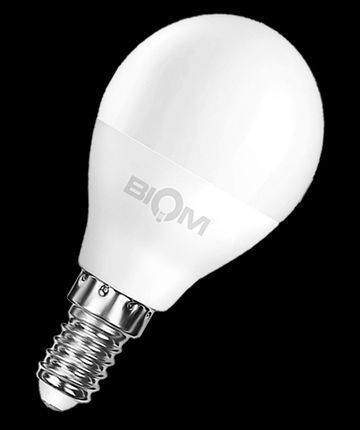 Светодиодная лампа BIOM BT-545 G45 4W E14 3000К матовая 1415 фото