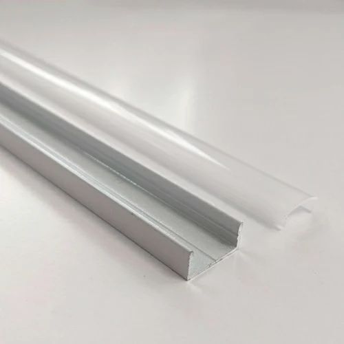 Алюминиевый LED профиль белый BIOM ЛП-7 7х15 мм, анодированный, накладной, для LED ленты, крашеный, длина 2 м LP7AWHT фото