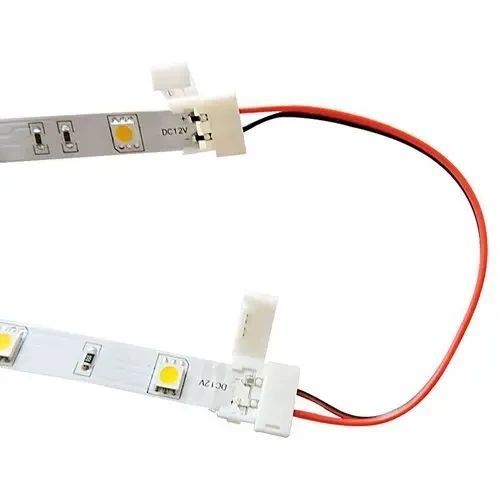 Коннектор для світлодіодних стрічок OEM №7 10mm 2joints wire (провід - 2зажима) 565 фото