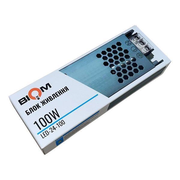 Блок питания Biom 100W 24V 4,2A IP20 LED-24-100 135527 фото