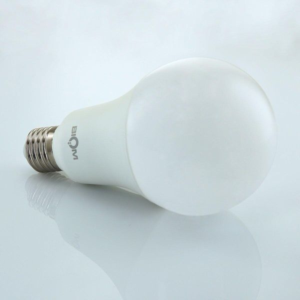 Светодиодная лампочка энергосберегающая Biom BT-520 A80 20W E27 4500К матовая 14104 фото