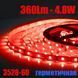 Светодиодная лента B-LED Standart 12В 3528-60 IP65 красный, герметичная, 1м 505 фото 1