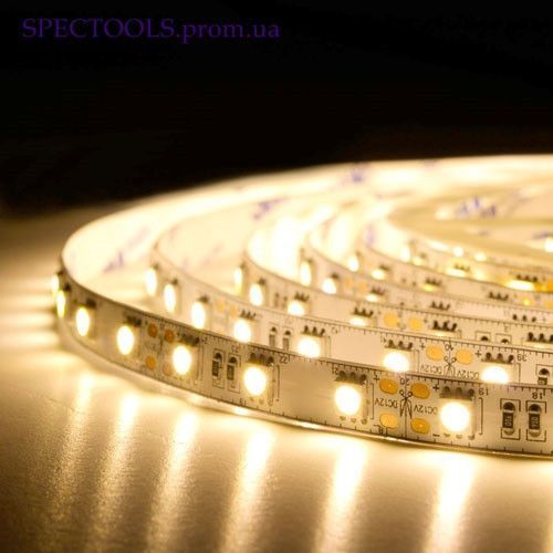 Світлодіодна стрічка B-LED Standart 12В 5050-60 теплий білий, негерметична, 1м 514 фото