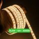 LED стрічка 2835-120 12В 13,5Вт 8мм 3000K, Світлодіодна стрічка BIOM Professional з теплим білим світлом, негерметична, 1м 12298 фото 1