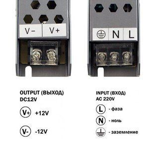 Блок питания DC12 25W BPU-25 2.1А для светодиодных лент BIOM Professional 14621 фото